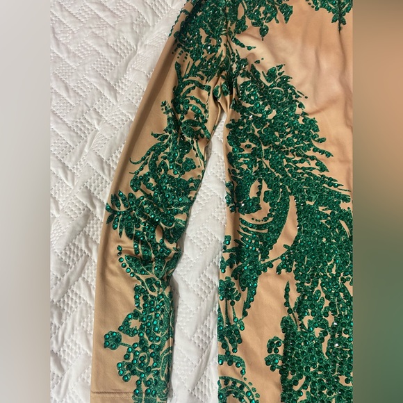 COPY - Bedazzled statement green poison ivy costume Bodycon - Picture 6 of 10